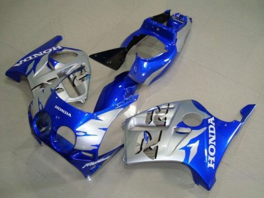 1988-1989 Honda CBR250RR MC19 Motorcycle Fairings - Silver Blue Canada Websites