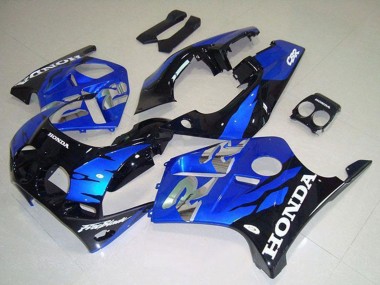 1988-1989 Honda CBR250RR MC19 Motorcycle Fairings - Blue Glossy Black Canada Websites