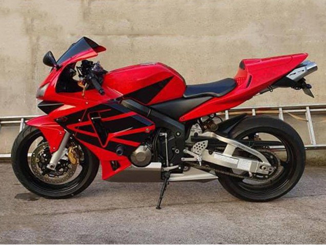 1991-1994 Honda CBR600 F2 Motorcycle Fairings - Red Matte Black Canada Websites
