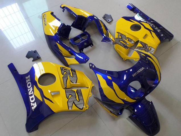 1990-1998 Honda CBR250RR MC22 Motorcycle Fairing - Yellow Blue Canada Websites
