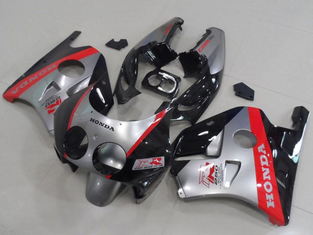 1990-1998 Honda CBR250RR MC22 Motorcycle Fairings - Silver Red Glossy Black Canada Websites