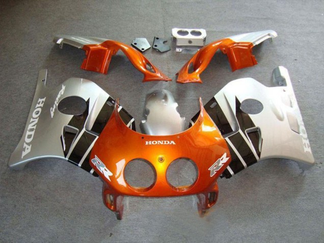 1990-1998 Honda CBR250RR MC22 Motorcycle Fairings - Silver Orange Glossy Black Canada Websites