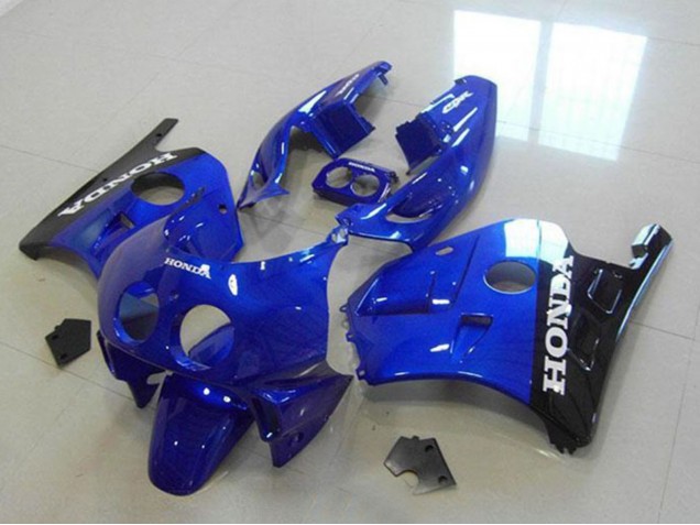 1990-1998 Honda CBR250RR MC22 Motorcycle Fairings - Blue Glossy Black White Decals Canada Websites