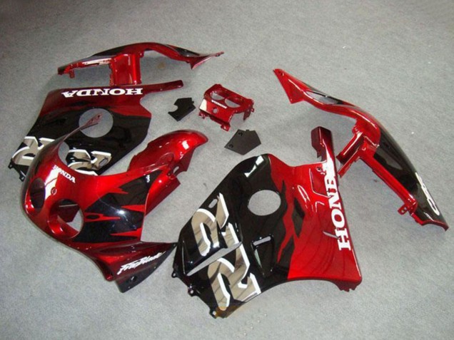 1990-1998 Honda CBR250RR MC22 Motorcycle Fairings - Red Glossy Black Canada Websites