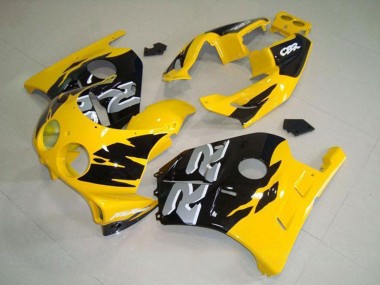 1990-1998 Honda CBR250RR MC22 Motorcycle Fairing - Yellow Glossy Black Canada Websites