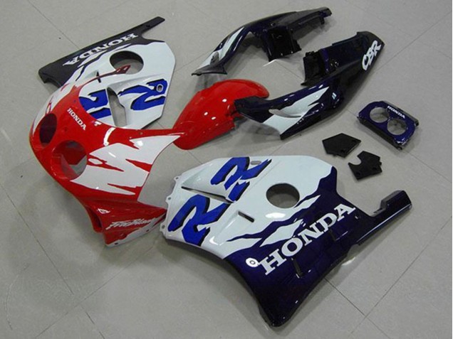 1990-1998 Honda CBR250RR MC22 Motorcycle Fairings - White Red Glossy Black Canada Websites