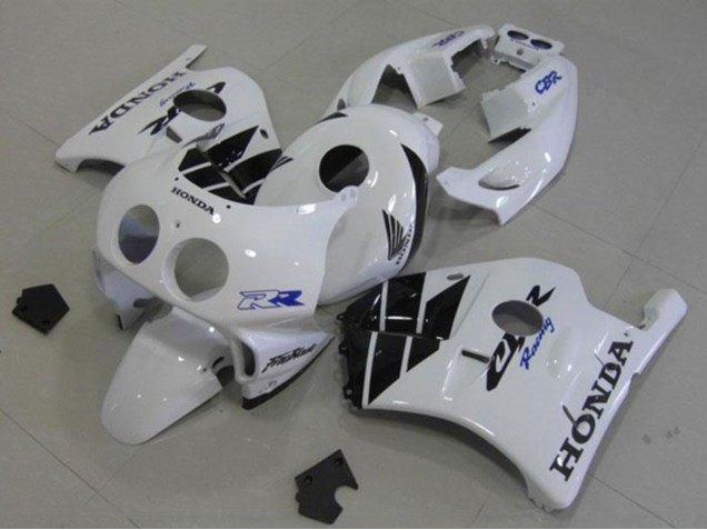 1990-1998 Honda CBR250RR MC22 Motorcycle Fairings - White Glossy Black Canada Websites