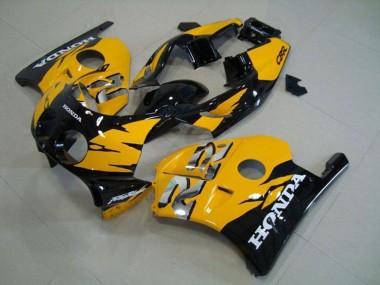 1990-1998 Honda CBR250RR MC22 Motorcycle Fairings - Yellow Glossy Black Canada Websites