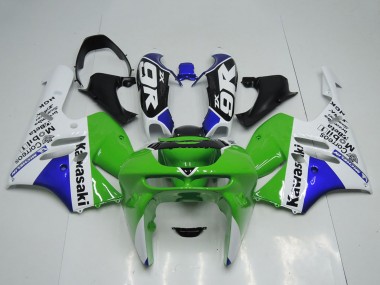 1994-1997 Kawasaki ZX9R Motorcycle Fairings - Green White Blue Canada Websites