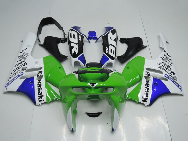 1994-1997 Kawasaki ZX9R Motorcycle Fairings - Green White Blue Canada Websites