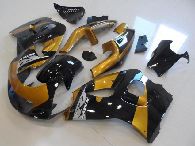 1996-2000 Suzuki GSXR 600 Motorcycle Fairings - Gold Black Canada Websites