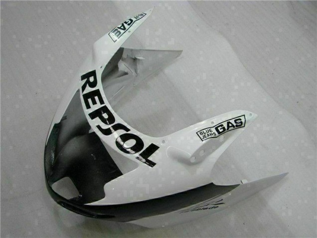 1996-2007 Honda CBR1100XX Blackbird Motorcycle Fairings - White Glossy Black Repsol Canada Websites