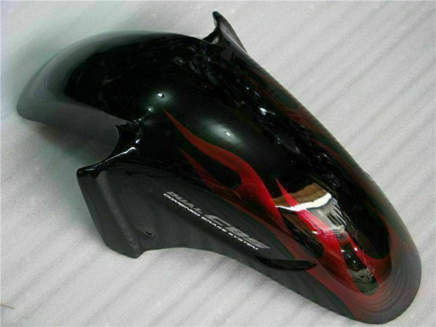 1996-2007 Honda CBR1100XX Blackbird Abs Motorcycle Fairing - Glossy Black Red Flame Canada Websites