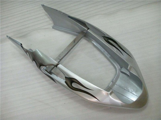 1996-2007 Honda CBR1100XX Blackbird Motorcycle Fairing - Silver Black Flame Canada Websites