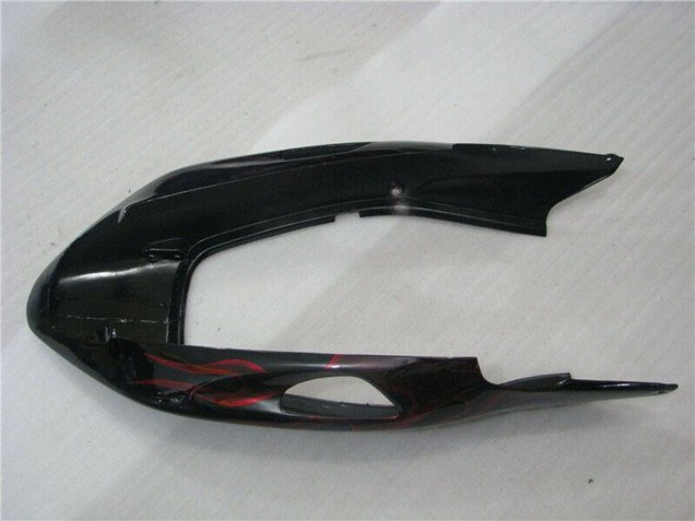 1996-2007 Honda CBR1100XX Blackbird Abs Motorcycle Fairings - Glossy Black Red Flame Canada Websites