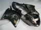 1996-2007 Honda CBR1100XX Blackbird Motorcycle Fairings - Glossy Black Silver Flame Canada Websites