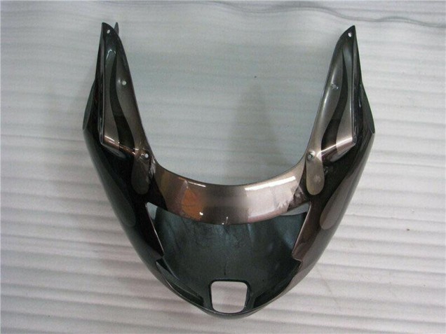 1996-2007 Honda CBR1100XX Blackbird Motorcycle Fairings - Glossy Black Silver Flame Canada Websites