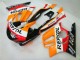 1995-1996 Honda CBR600 F3 Motorcycle Fairing - Orange White Red Glossy Black Repsol Canada Websites
