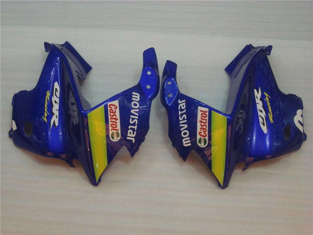 1995-1996 Honda CBR600 F3 Motorcycle Fairings - Blue Green Yellow MoviStar Red Castrol Canada Websites