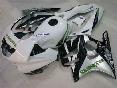 1995-1996 Honda CBR600 F3 Motorcycle Fairings - White Silver Green Hannspree Canada Websites
