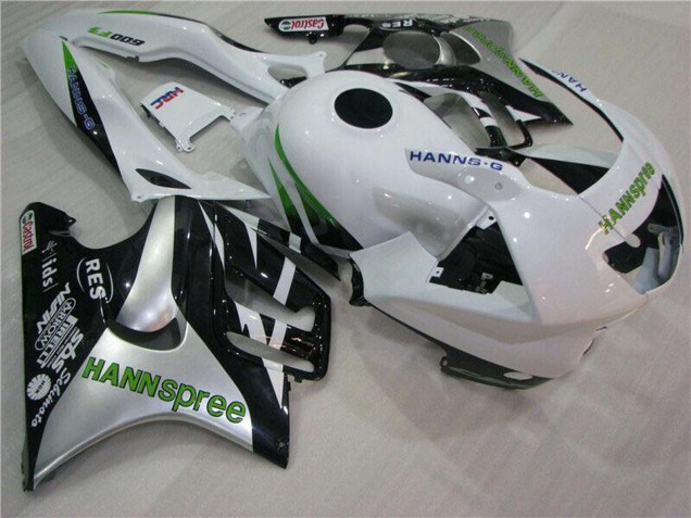 1995-1996 Honda CBR600 F3 Motorcycle Fairings - White Silver Green Hannspree Canada Websites