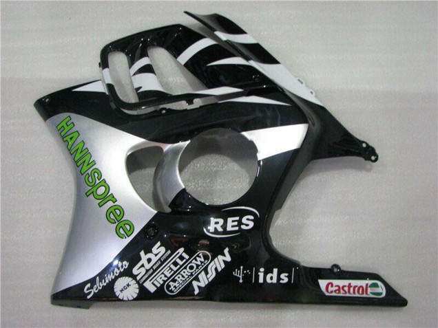 1995-1996 Honda CBR600 F3 Motorcycle Fairings - White Silver Green Hannspree Canada Websites