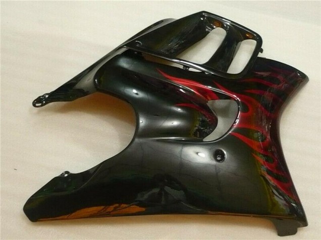 1995-1996 Honda CBR600 F3 Motorcycle Fairings - Glossy Black Red Flame Canada Websites
