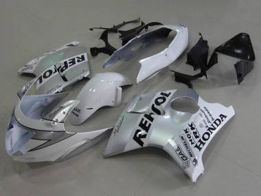 1996-2007 Honda CBR1100XX Blackbird Motorcycle Fairings - White Black Repsol Canada Websites