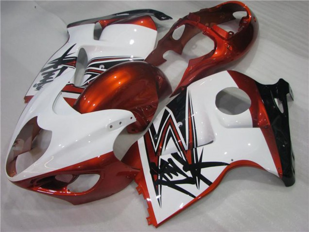 1996-2007 Suzuki GSXR 1300 Hayabusa Motorcycle Fairings - White Orange Black Canada Websites