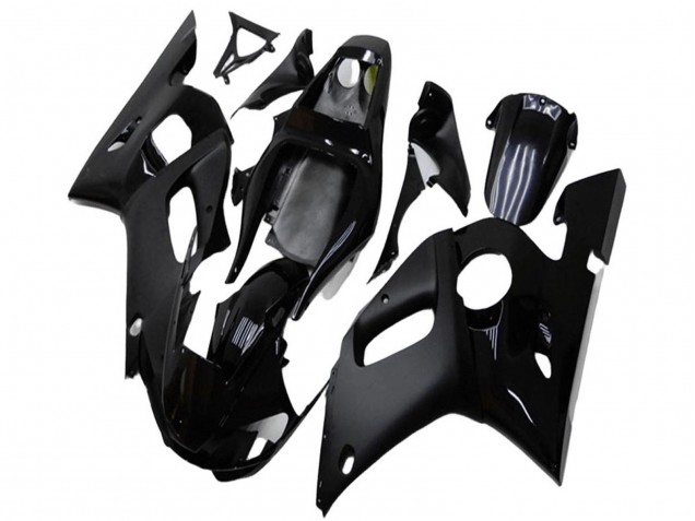 1998-2002 Yamaha YZF R6 Motorcycle Fairings - Glossy Black Matte Black Canada Websites