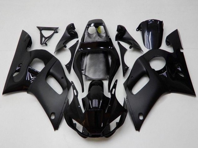1998-2002 Yamaha YZF R6 Motorcycle Fairings - Glossy Black Matte Black Canada Websites