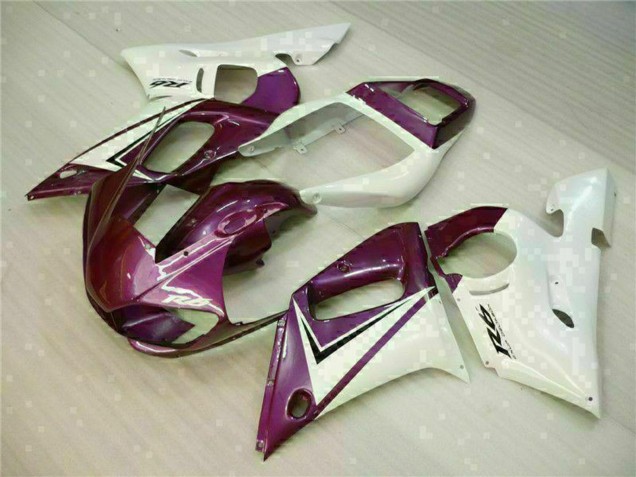 1998-2002 Yamaha YZF R6 Motorcycle Fairings - White Purple Canada Websites