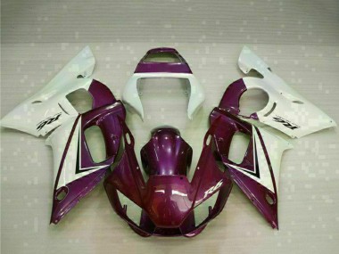 1998-2002 Yamaha YZF R6 Motorcycle Fairings - White Purple Canada Websites