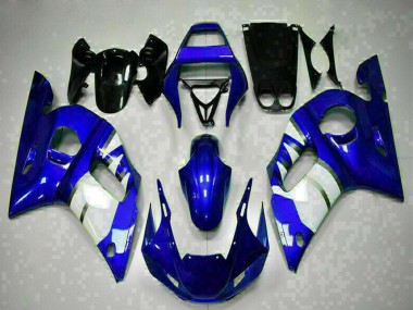 1998-2002 Yamaha YZF R6 Motorcycle Fairings - Blue White Canada Websites