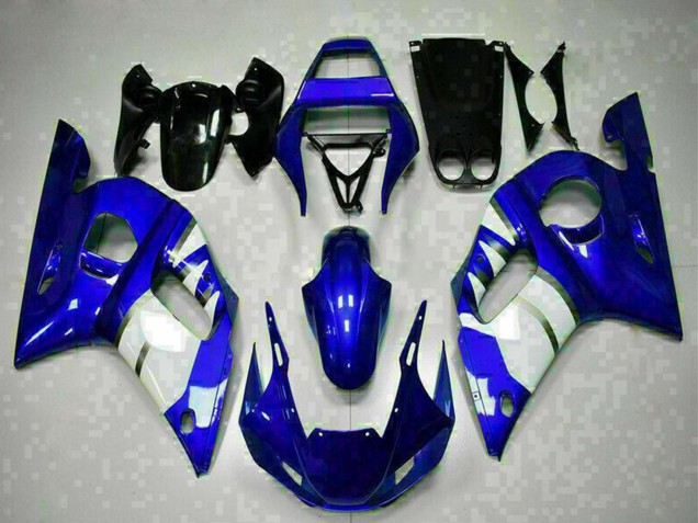 1998-2002 Yamaha YZF R6 Motorcycle Fairings - Blue White Canada Websites