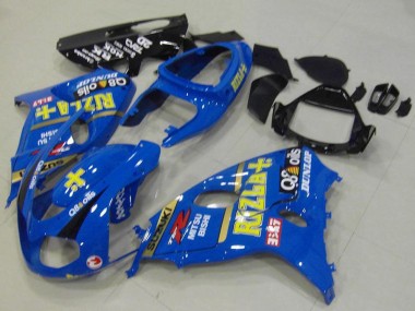 1998-2003 Suzuki TL1000R Motorcycle Fairings - Blue Yellow Black Rizla Dunlop Canada Websites