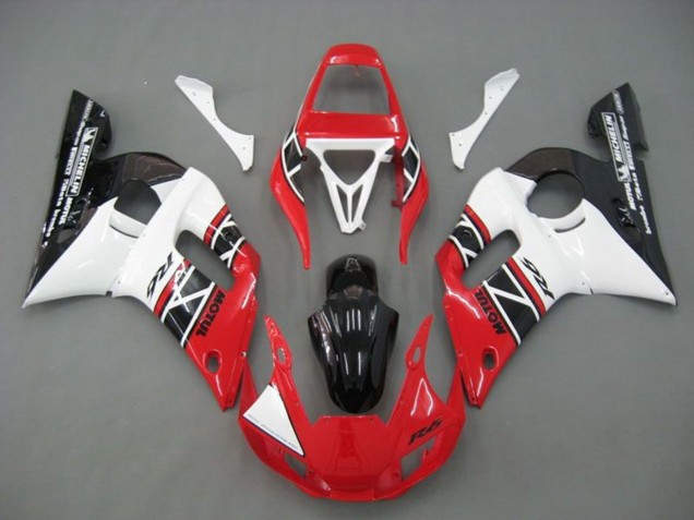1998-2002 Yamaha YZF R6 Motorcycle Fairings - White Red Glossy Black Canada Websites