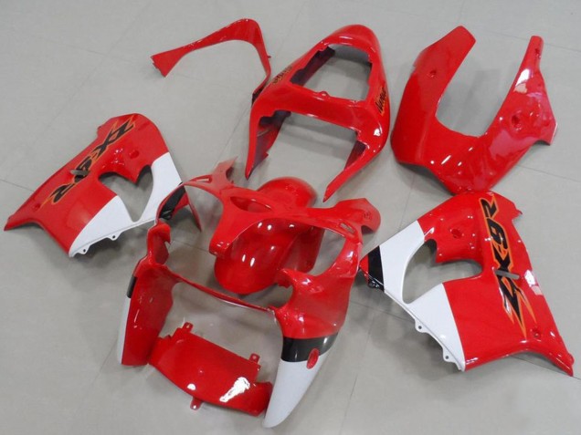 2000-2001 Kawasaki ZX9R Motorcycle Fairings - Red White Canada Websites