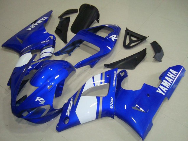 2000-2001 Yamaha YZF R1 Motorcycle Fairings - Blue White Canada Websites
