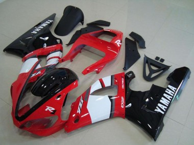 2000-2001 Yamaha YZF R1 Motorcycle Fairings - Red White Glossy Black Canada Websites