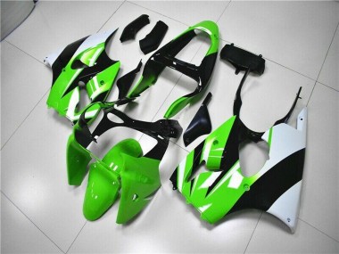 2000-2002 Kawasaki ZX6R Motorcycle Fairing Kits - Green White Black Canada Websites