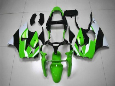 2000-2002 Kawasaki ZX6R Motorcycle Fairing Kits - Green White Black Canada Websites