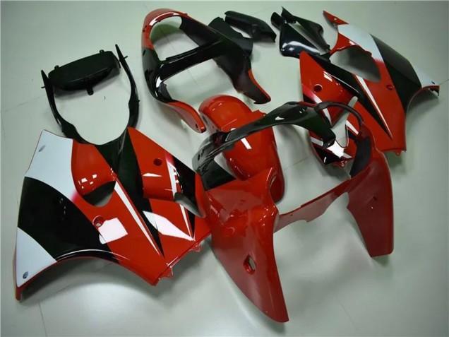 2000-2002 Kawasaki ZX6R Motorcycle Fairings - White Red Glossy Black Canada Websites