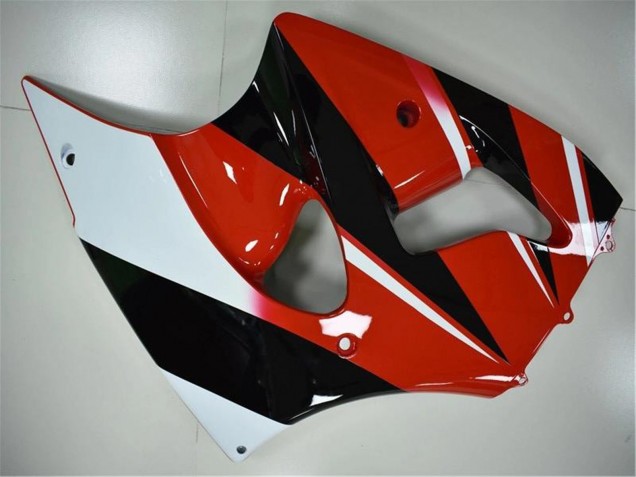 2000-2002 Kawasaki ZX6R Motorcycle Fairings - White Red Glossy Black Canada Websites