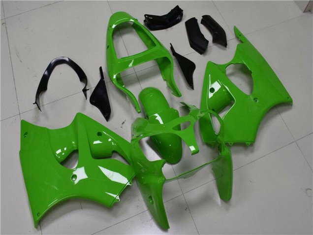 2000-2002 Kawasaki ZX6R Motorcycle Fairings - Green Black Canada Websites
