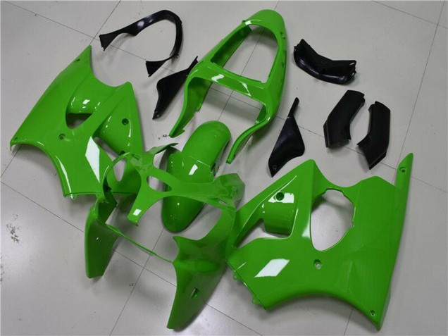 2000-2002 Kawasaki ZX6R Motorcycle Fairings - Green Black Canada Websites
