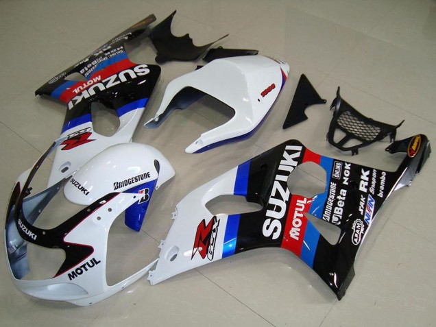 2000-2002 Suzuki GSXR 1000 Motorcycle Fairings - White Blue Black Red Motul Canada Websites