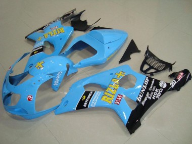 2000-2002 Suzuki GSXR 1000 Motorcycle Fairings - Light Blue Yellow Black Rizla Canada Websites