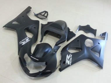 2000-2002 Suzuki GSXR 1000 Motorcycle Fairings - Matte Black Silver Decal Canada Websites