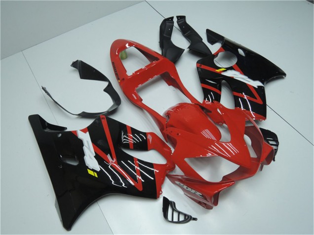 2001-2003 Honda CBR600 F4i Bike Fairings - Red Glossy Black Canada Websites